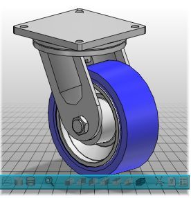 3D Caster Model