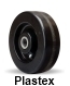 Fiber-reinforced phenolic resin wheel.